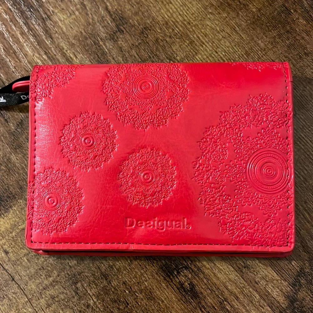 Red Desigual small wallet